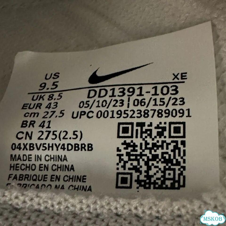 Nike Dunk Low Grey Fog 43 оригинал Poizon фото 4