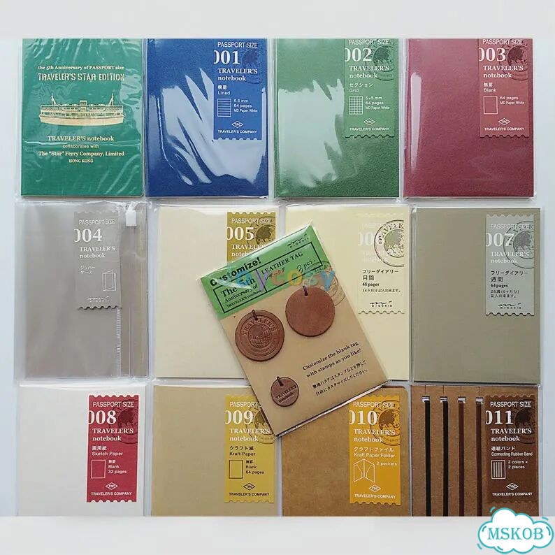 Записная книжка Midori Traveler's Notebook Passport Size TP004 фото 2