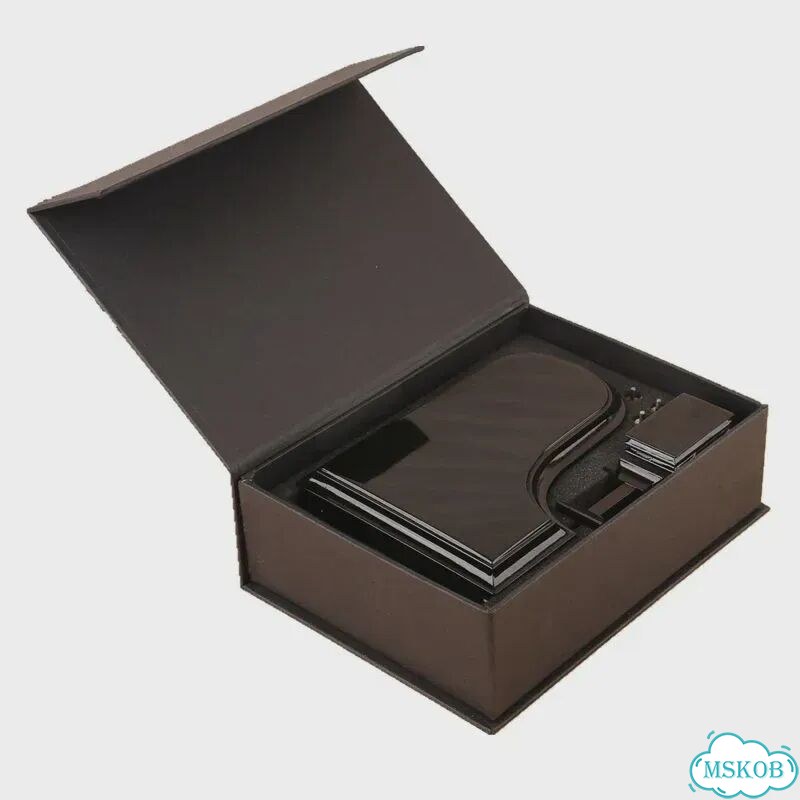 Миниатюра пианино деревянная, 10x7x8см, бордовый/кофейный фото 7