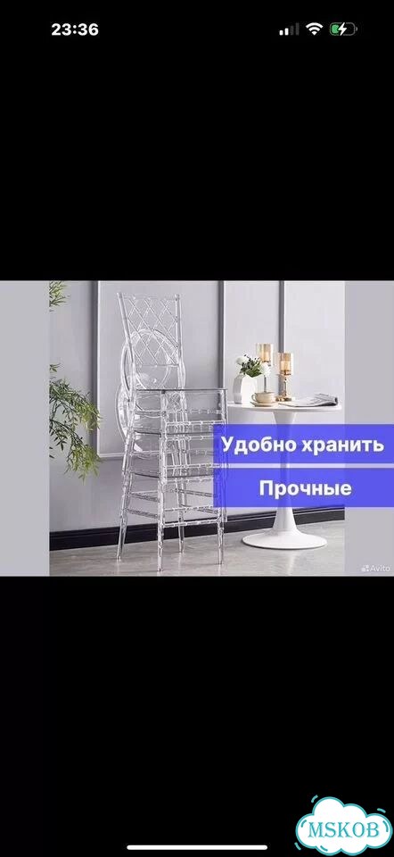Стулья на прокат прозрачные фото 2