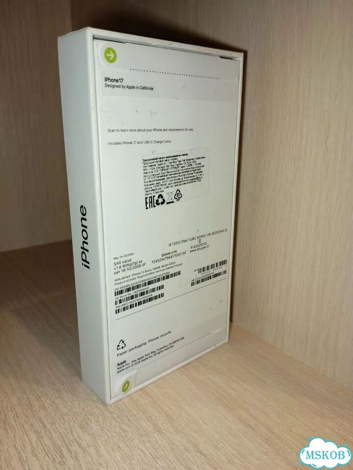 iPhone 17, 256 ГБ, SIM + eSIM фото 3