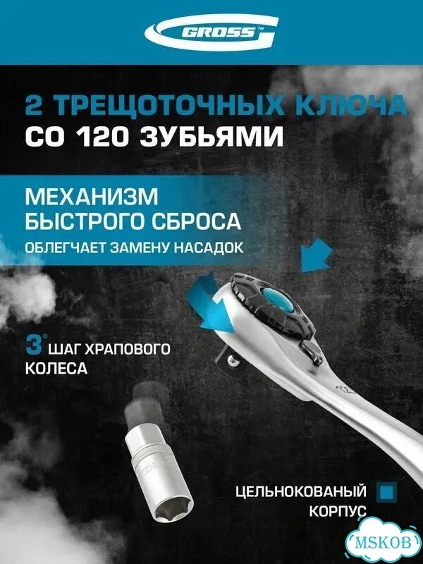 Набор инструментов Gross 115 предметов 14152 фото 7