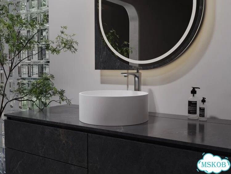 Раковина из искусственного камня NT Bagno Amaro NT412 установка накладная материал искусственный кам фото 3