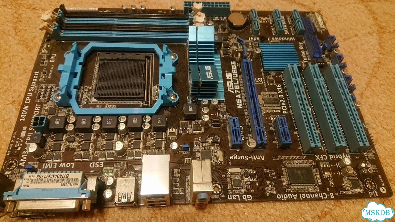 Материнская плата am3 Asus M5A78L/USB3 фото 1