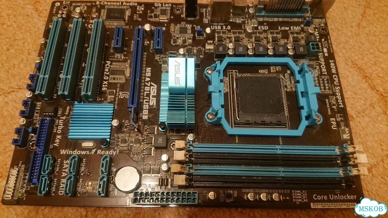Материнская плата am3 Asus M5A78L/USB3 фото 2