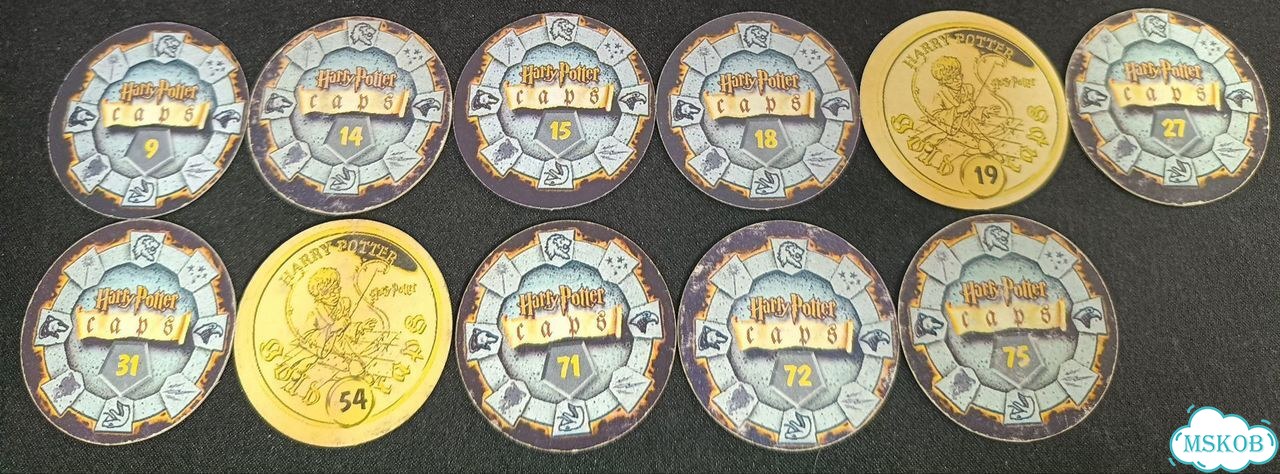 Сотки Harry Potter Гарри Поттер Caps Фишки Кэпсы фото 2