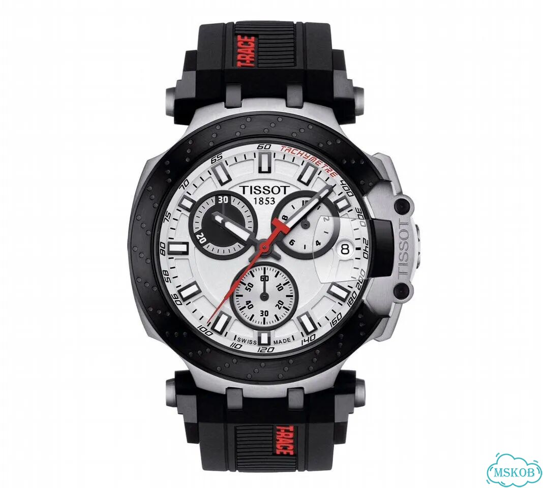 Tissot T-Race Chronograph белые 43мм - ориг фото 1