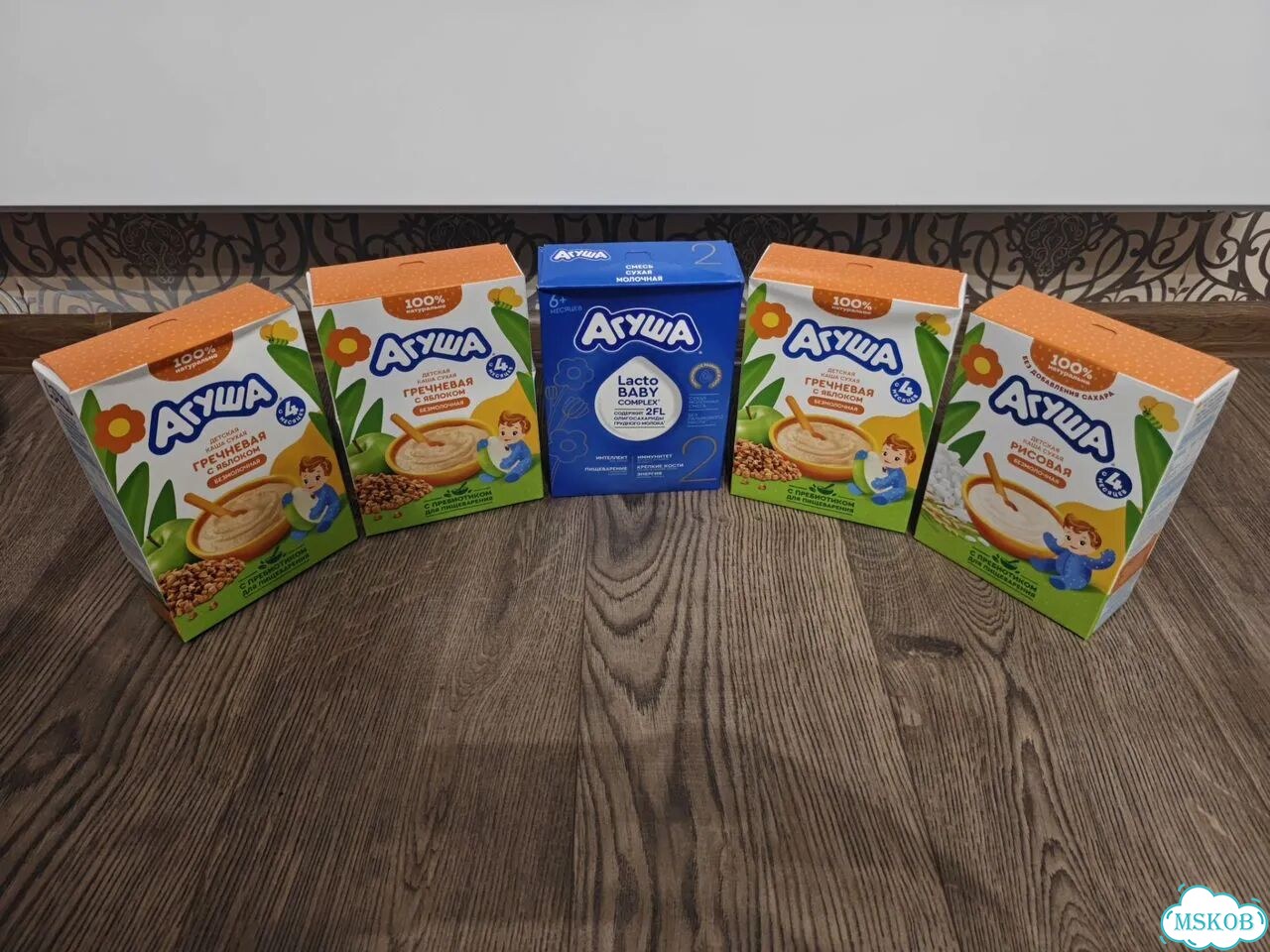 Агуша lacto baby complex 2 + 4 каши фото 1