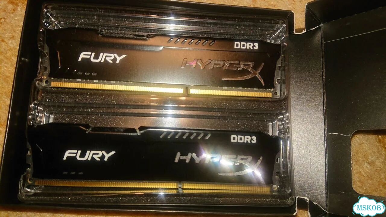 Оперативная память DDR3 16 gb 1866 HuperX Fury фото 2