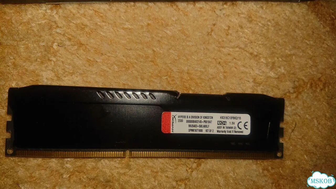 Оперативная память DDR3 16 gb 1866 HuperX Fury фото 3