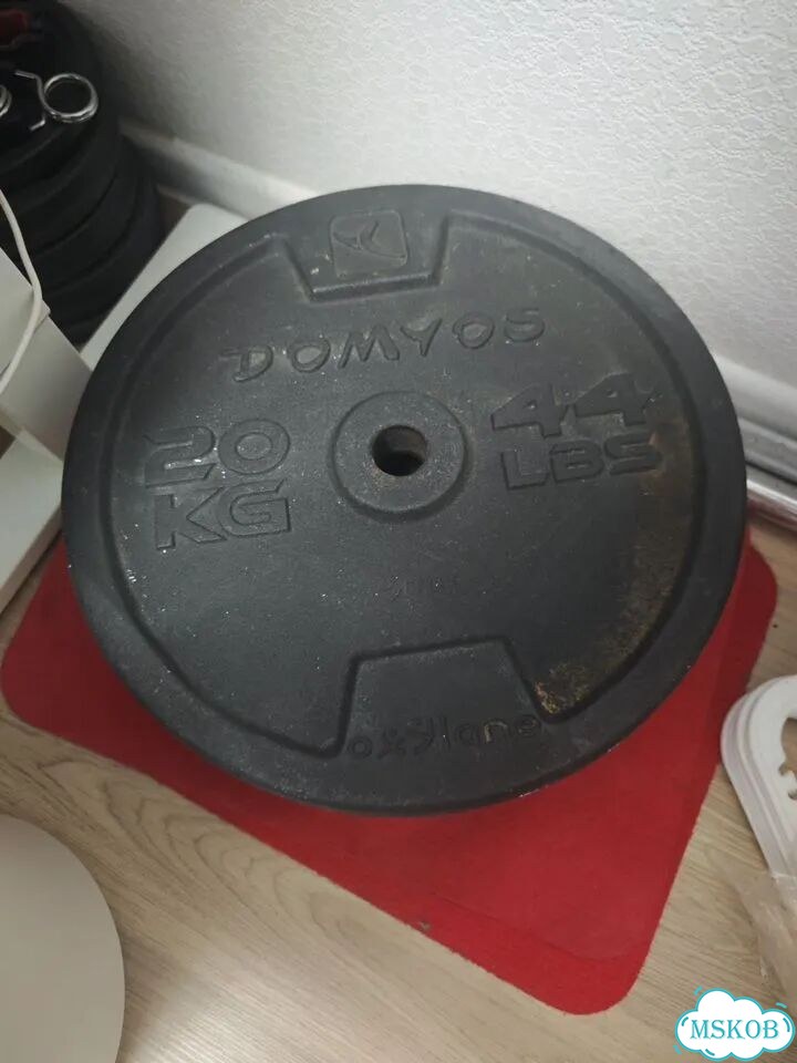 Гриф и блины domyos фото 1