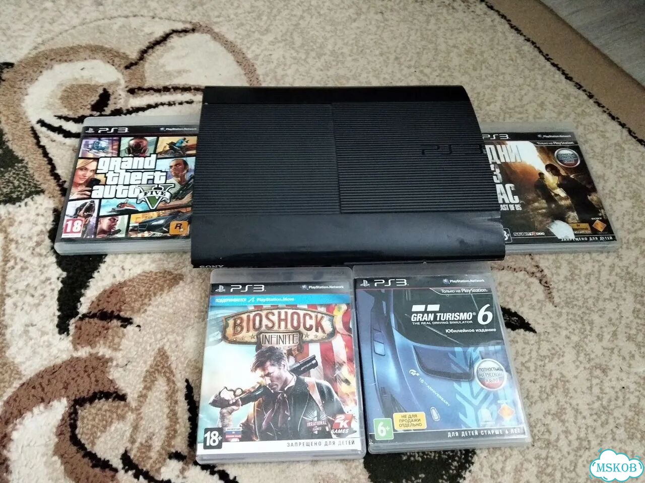 Игровая приставка ps3 super slim фото 1