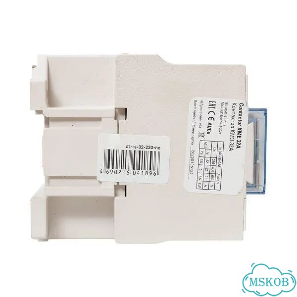 Контактор кмэ 32А кат. 220В AC 1нз EKF ctr-s-32-2 фото 4