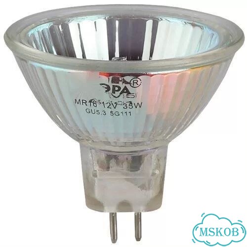 Лампа галогенная GU5.3-MR16-35W-12V-Cl эра C00273 фото 3