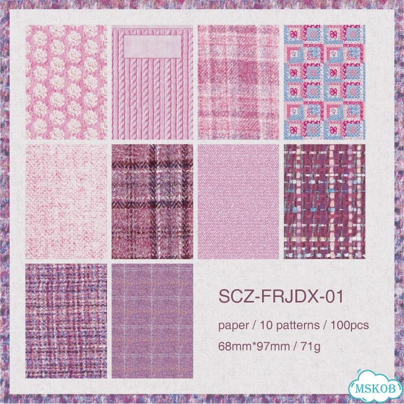 Бумага для коллажей jianwu «Письма из швейной мастерской» SCZ-frjdx-01 фото 1