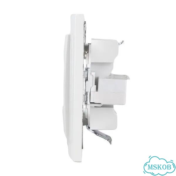 Розетка компьютерная 2-м сп Минск RJ45 бел. EKF E фото 5