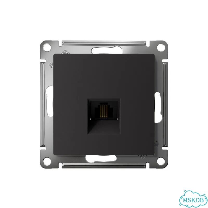Розетка телефонная 1-м сп AtlasDesign RJ11 механи фото 2