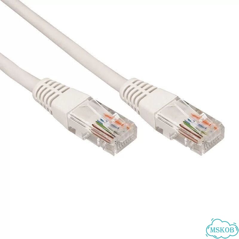 Патч-корд UTP 5e кат. литой 15м сер. Rexant 18-10 фото 1