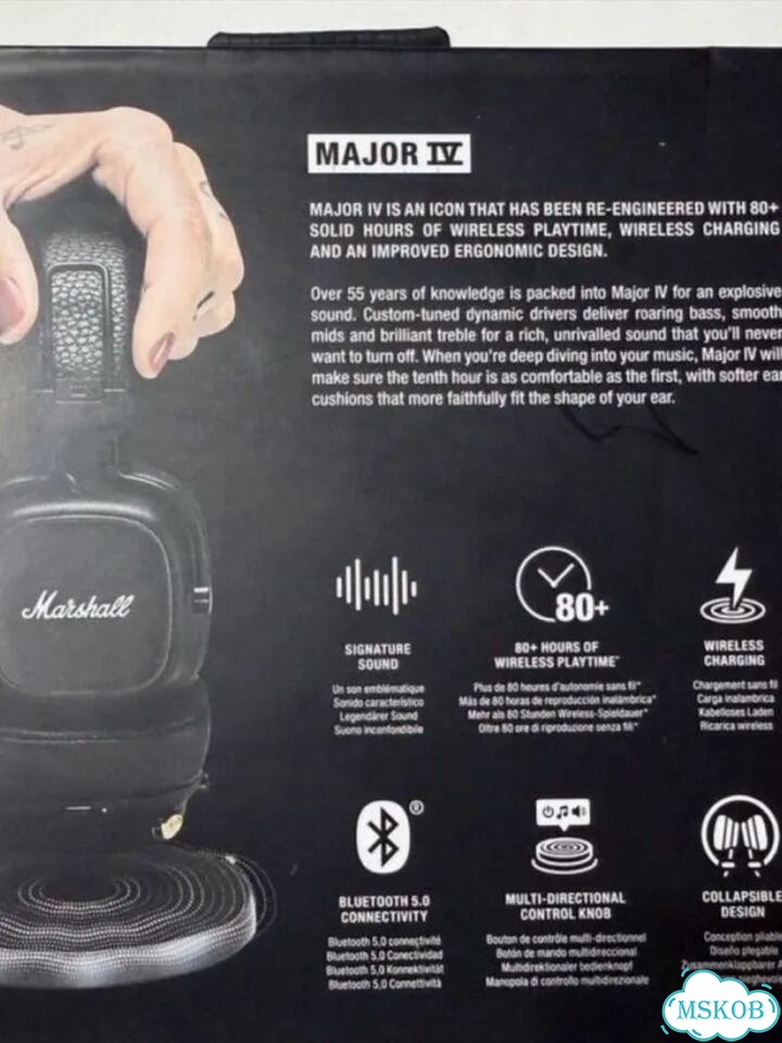 Беспроводные наушники marshall Новые фото 6