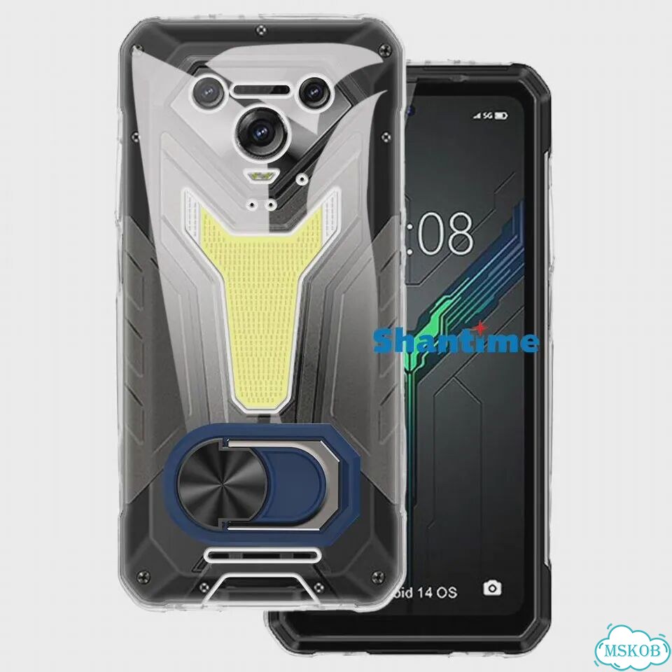 Чехол Ulefone Armor 34 Pro черный с кольцом фото 3