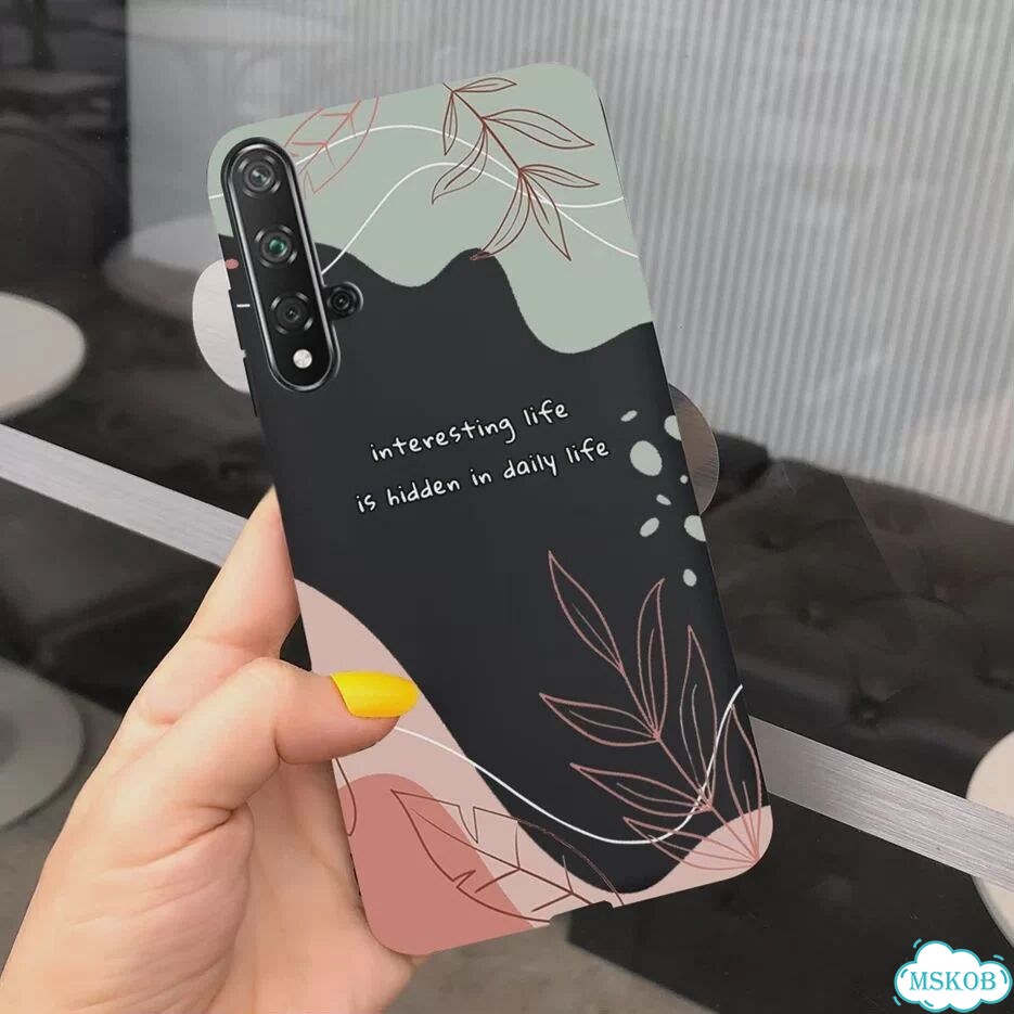 Чехол для Huawei Nova 5 T, Honor 20, модный художественный чехол, мягкий тонкий чехол для телефона H фото 1