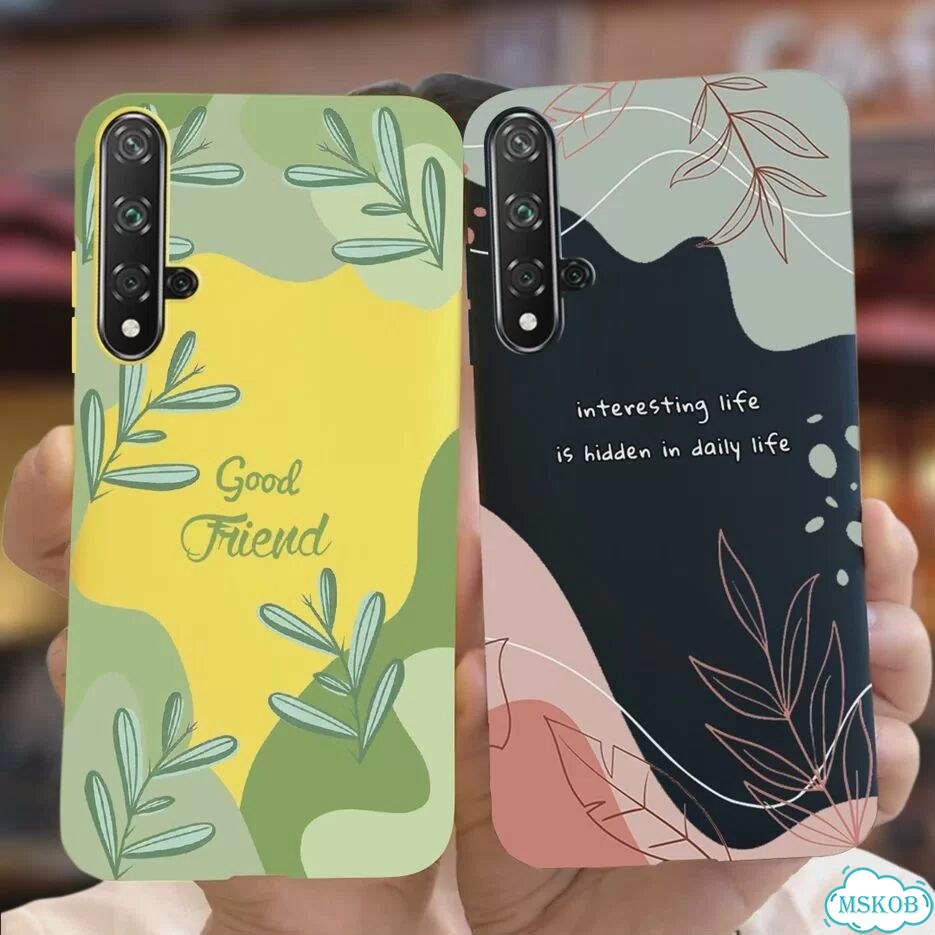 Чехол для Huawei Nova 5 T, Honor 20, модный художественный чехол, мягкий тонкий чехол для телефона H фото 3