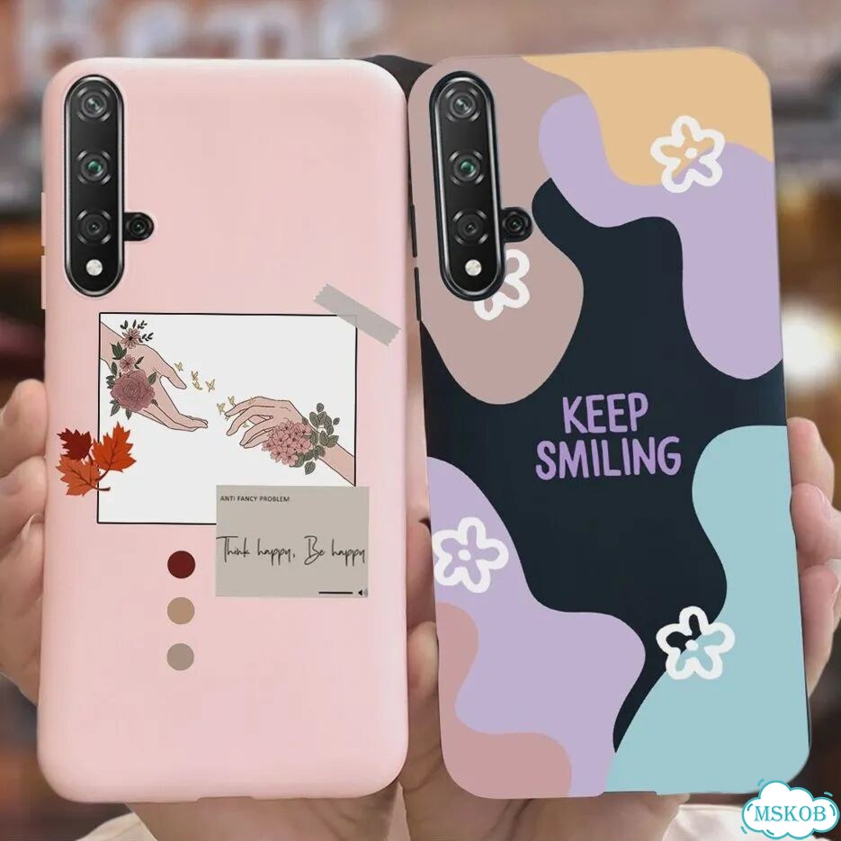 Чехол для Huawei Nova 5 T, Honor 20, модный художественный чехол, мягкий тонкий чехол для телефона H фото 5