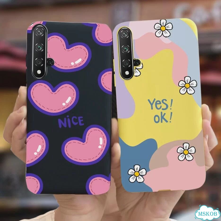 Чехол для Huawei Nova 5 T, Honor 20, модный художественный чехол, мягкий тонкий чехол для телефона H фото 7