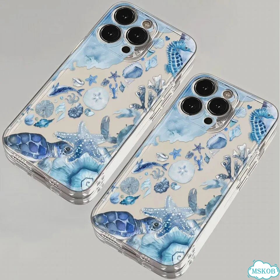 Летний чехол для телефона с рисунком черепахи для iPhone 16, 15, 14, 13, 12, 11, Mini Pro Max X XR X фото 2