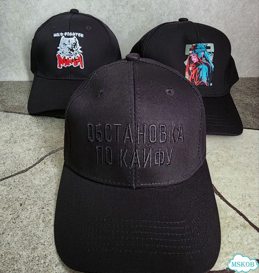 Бейсболка летняя вышивка фото 1