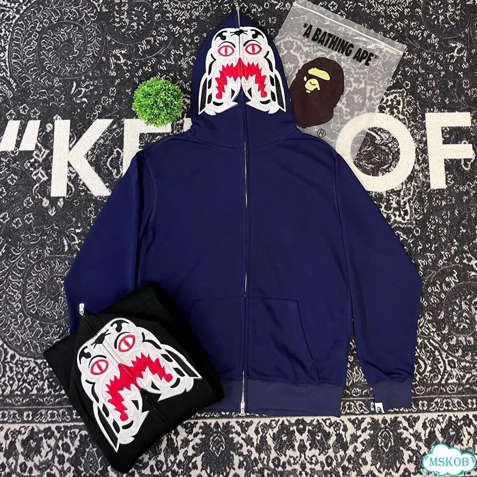 Зип худи bape tiger фиолетовый фото 2