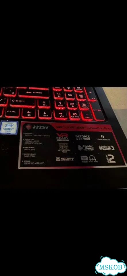 Игровой ноутбук MSI GF63 stealth pro фото 2