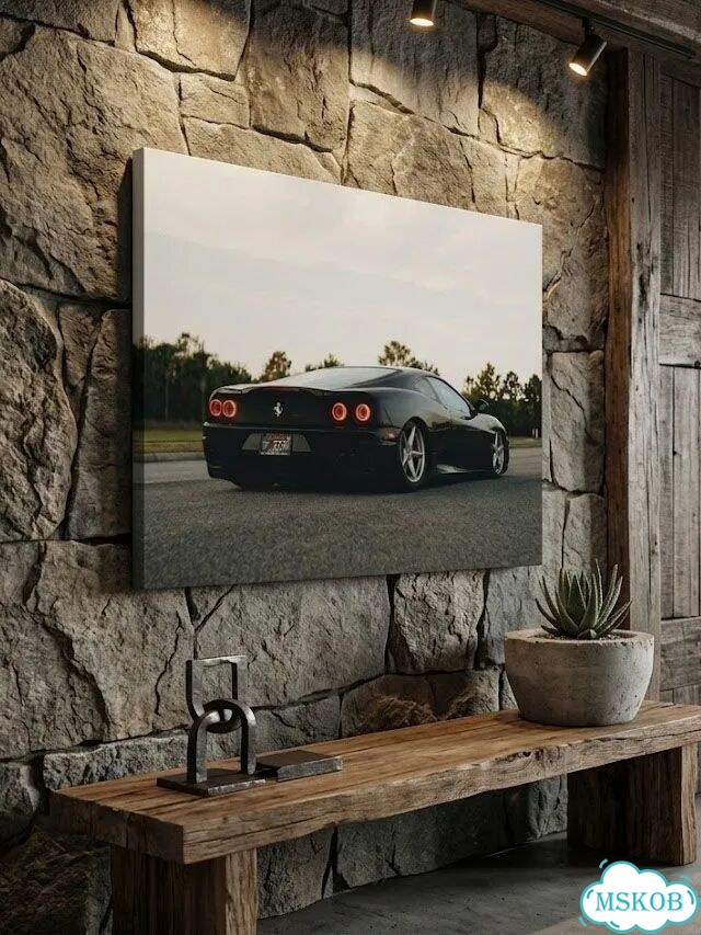 Картина на холсте 50х60 (Ferrari) фото 1