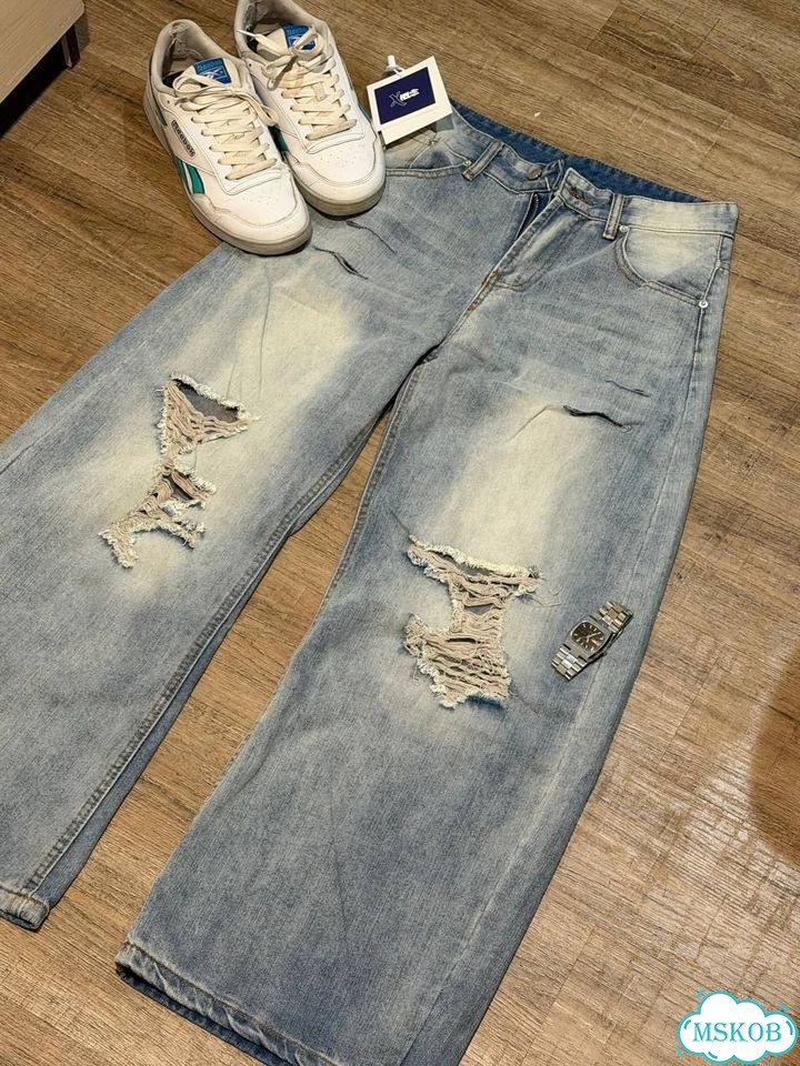 Джинсы dsquared2 type baggy широкие фото 2