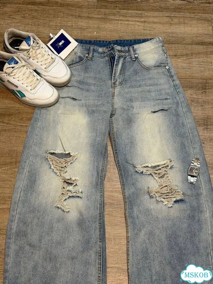 Джинсы dsquared2 type baggy широкие фото 3