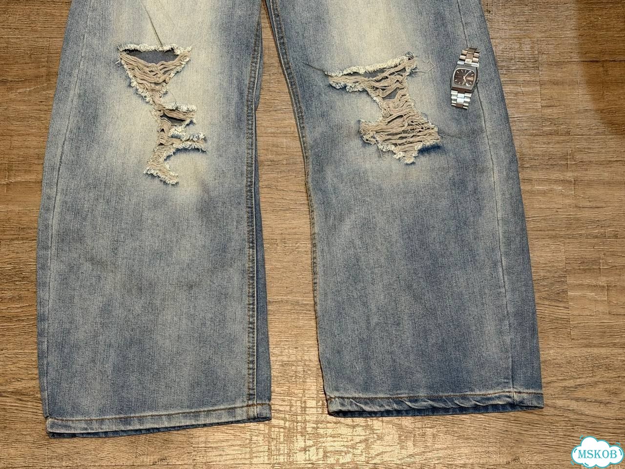 Джинсы dsquared2 type baggy широкие фото 4