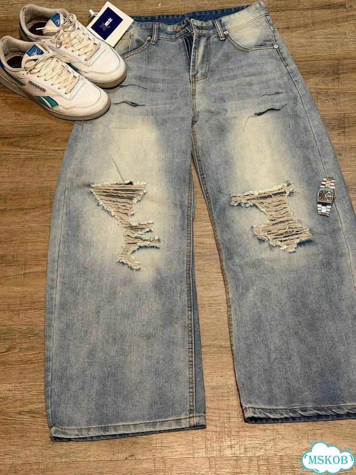 Джинсы dsquared2 type baggy широкие фото 7