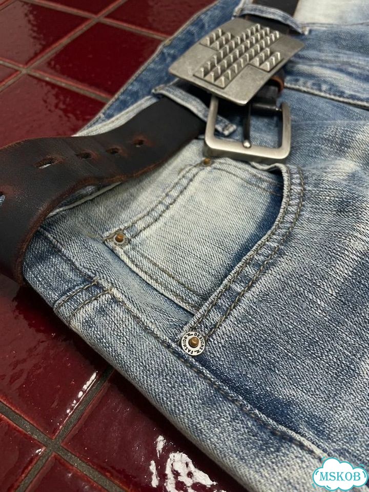 Джинсы diesel мужские широкие type фото 7
