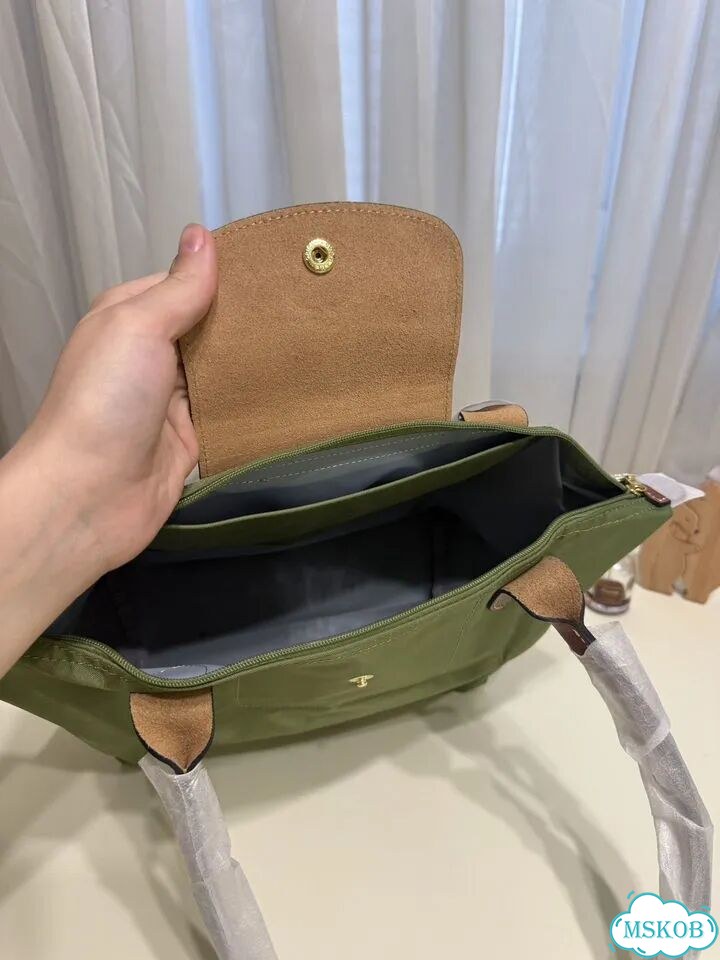 Сумка Longchamp Le Pliage M (фисташковая) фото 10