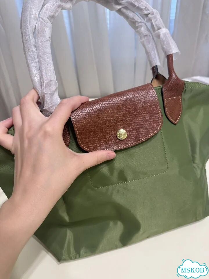 Сумка Longchamp Le Pliage M (фисташковая) фото 6