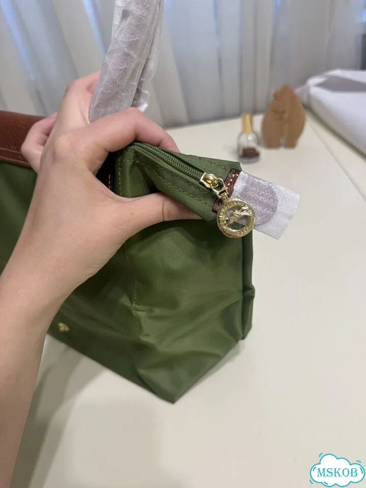Сумка Longchamp Le Pliage M (фисташковая) фото 7