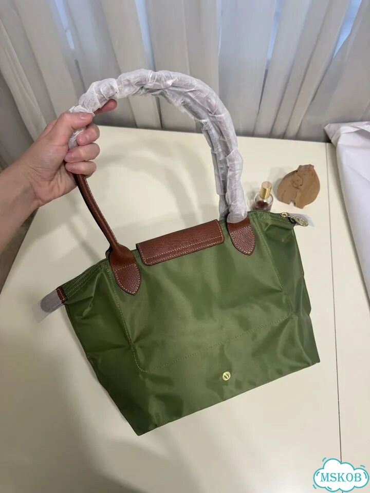 Сумка Longchamp Le Pliage M (фисташковая) фото 9