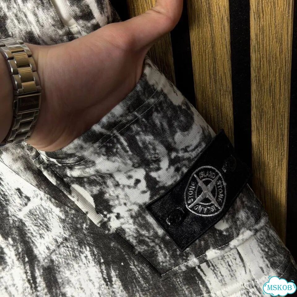 Шорты Stone Island Hand Corrosion фото 6