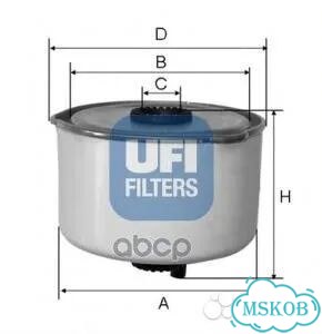 Топливный фильтр 2445400 UFI фото 1