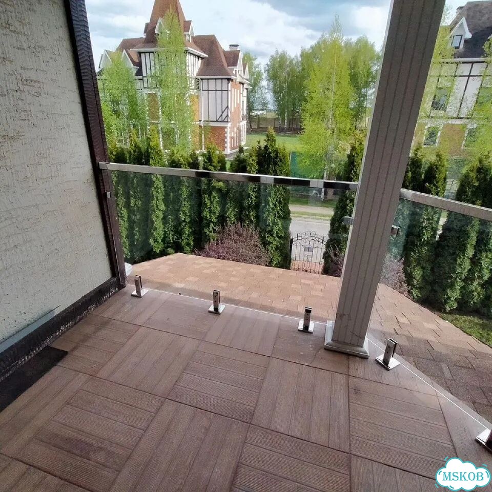 Стеклянные ограждения балконов и террас под ключ фото 1