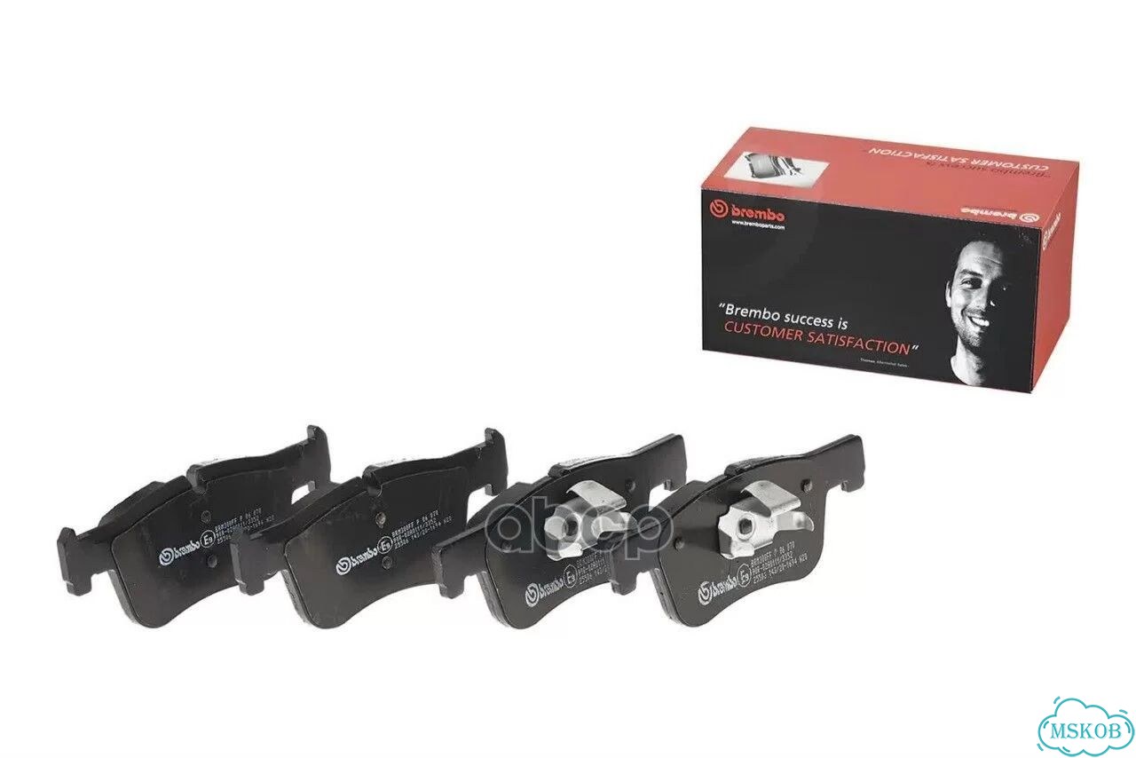 Колодки (для европейского рынка) P06070 Brembo фото 1