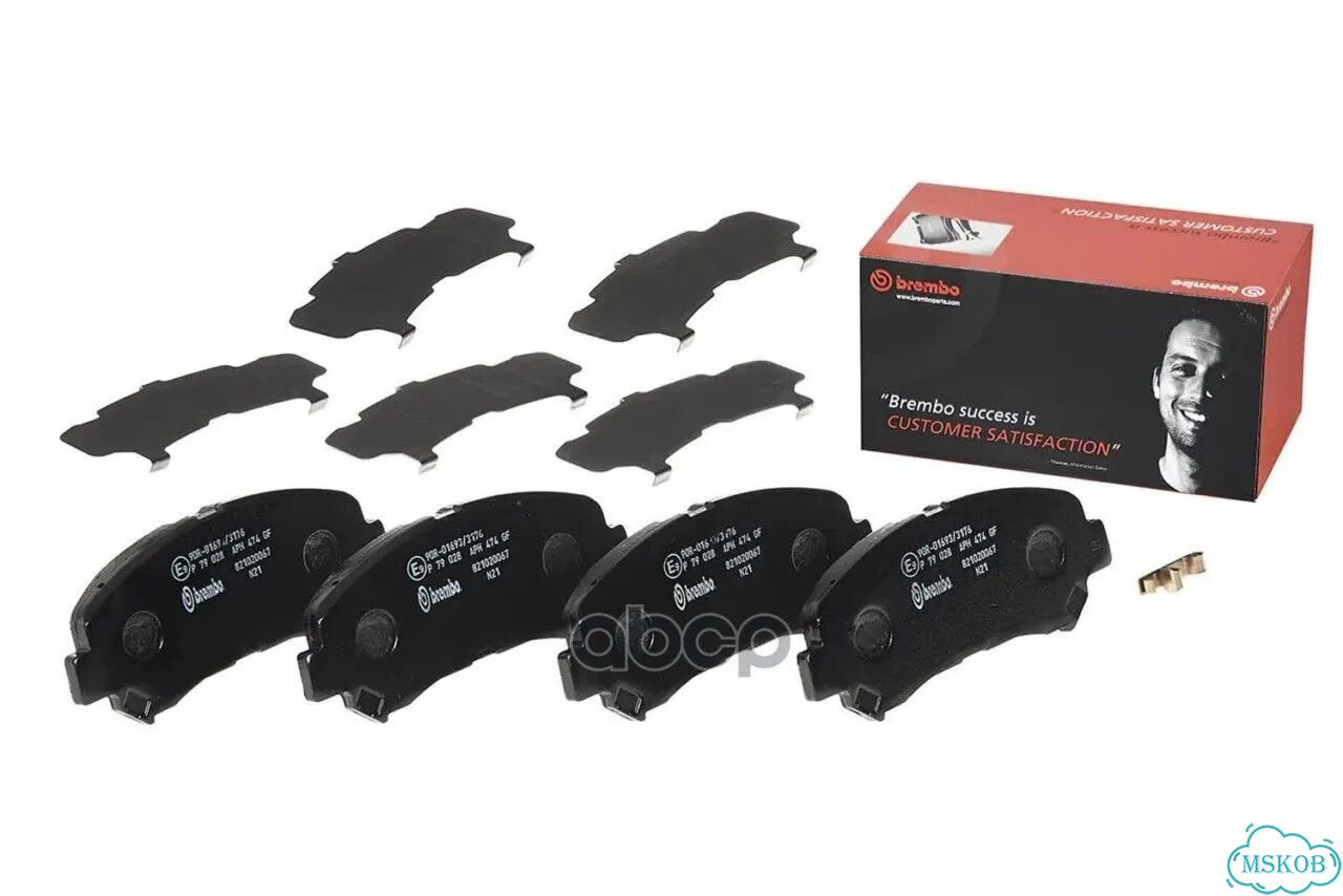 Колодки тормозные P79028 Brembo фото 1