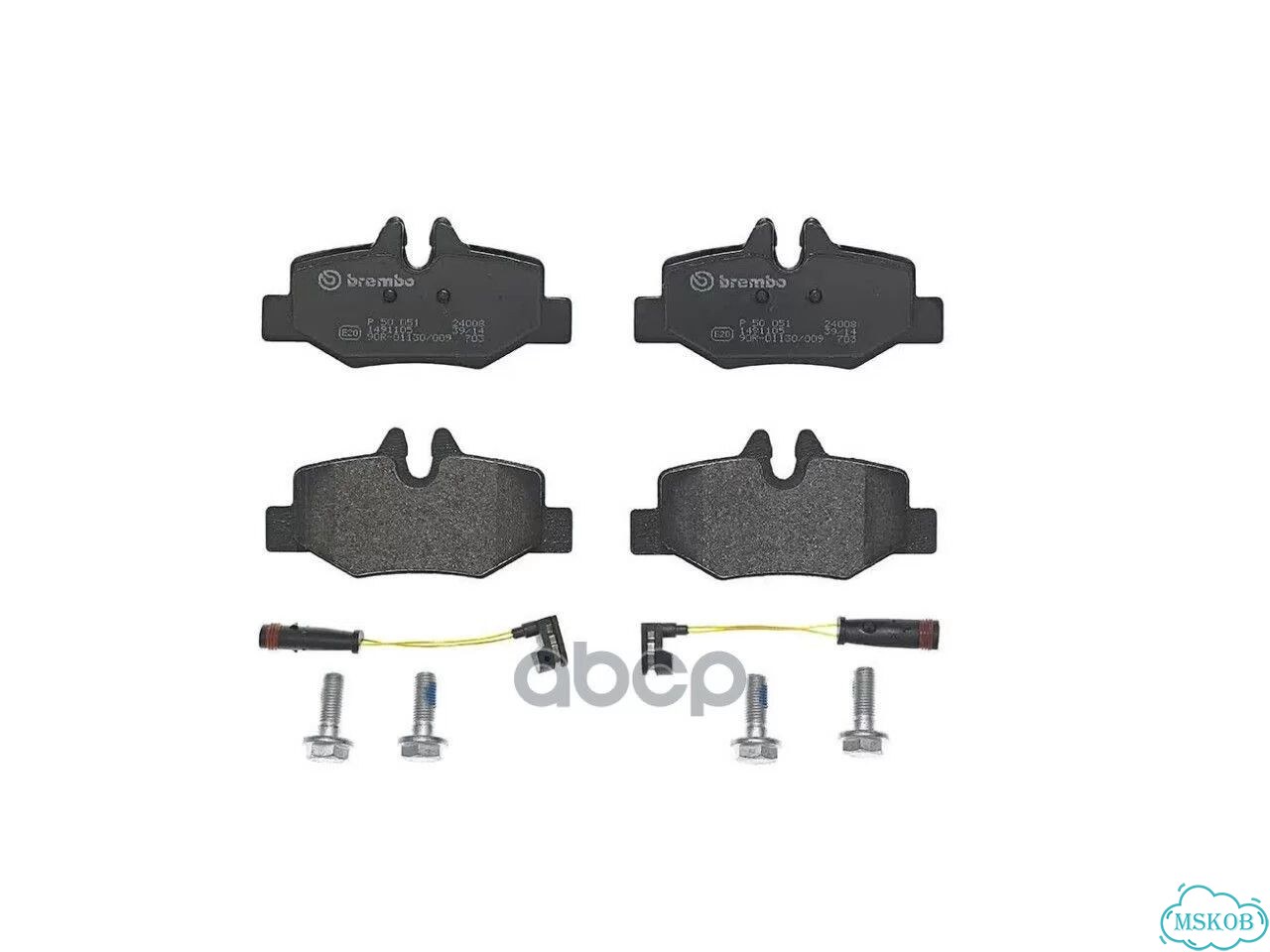 Колодки тормозные P50051 Brembo фото 4