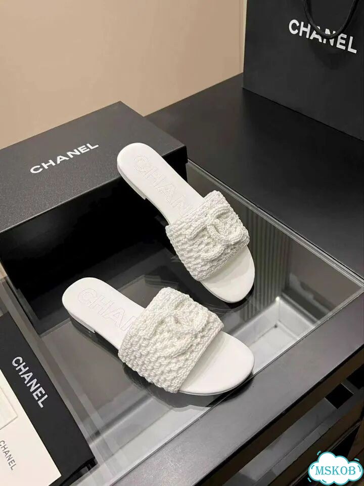 Chanel шлепанцы фото 4