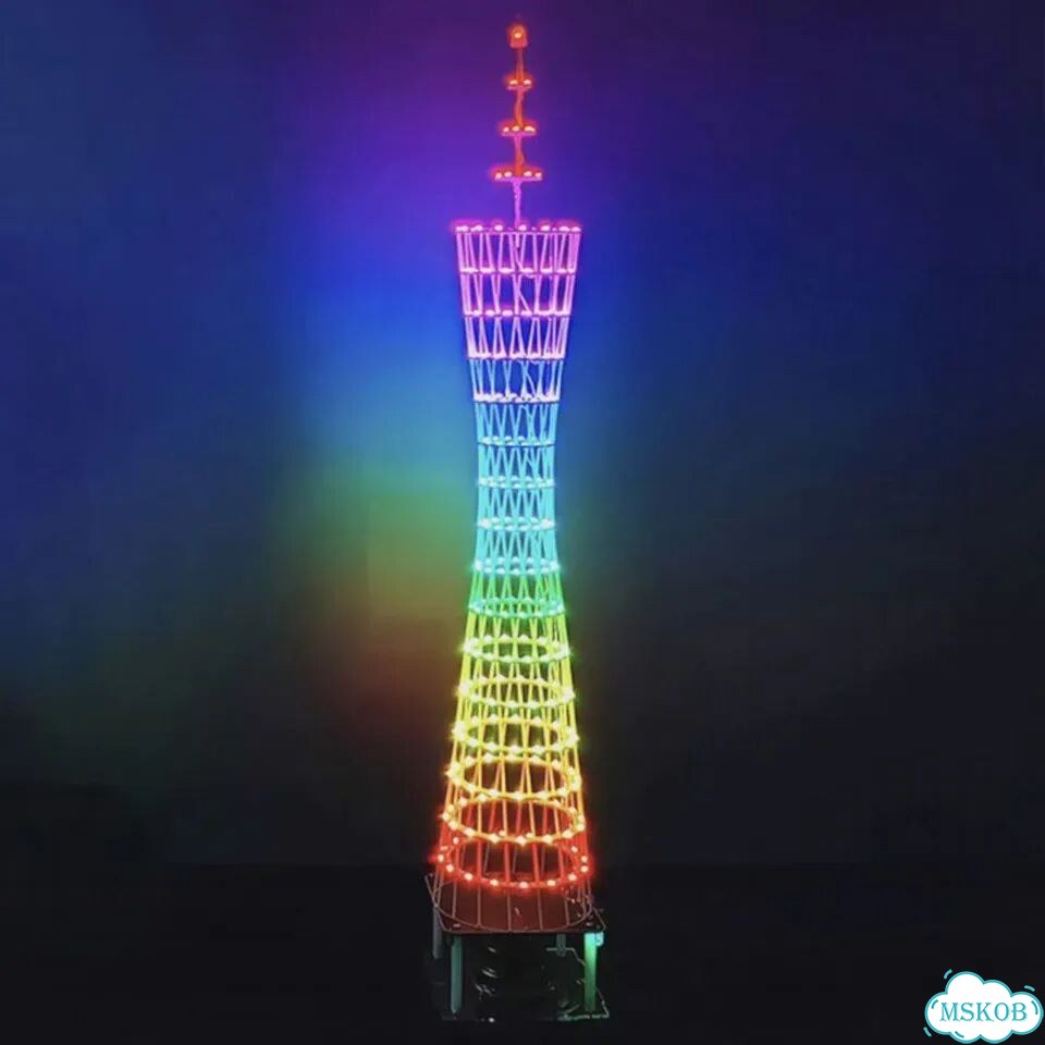 Электронный набор для пайки WS2812 SMD LED Canton Tower фото 6